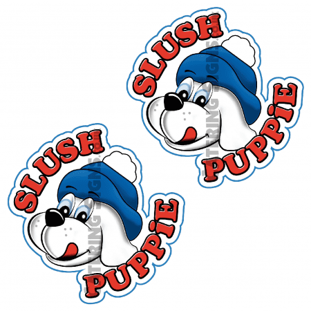 2x Slush Puppie Stickers