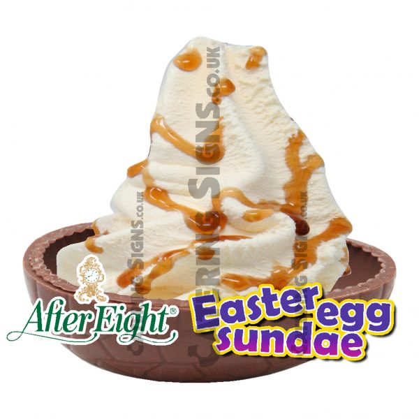 After Eight - Easter Egg Sundae