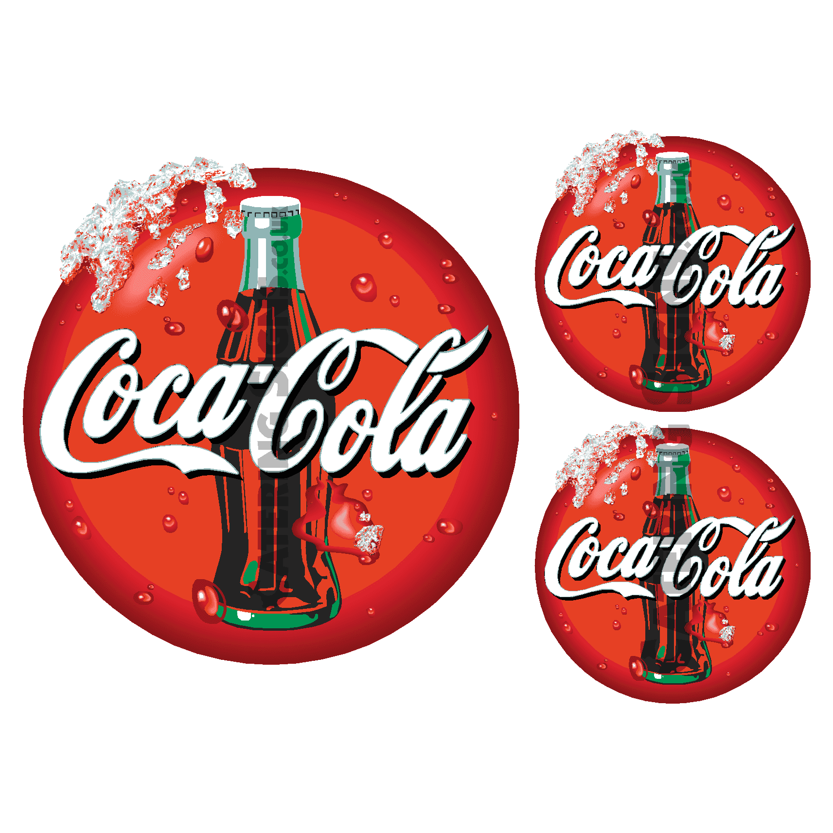 Coca Cola Logo Set - Catering Signs UK