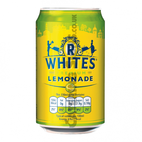 R Whites Lemonade Can