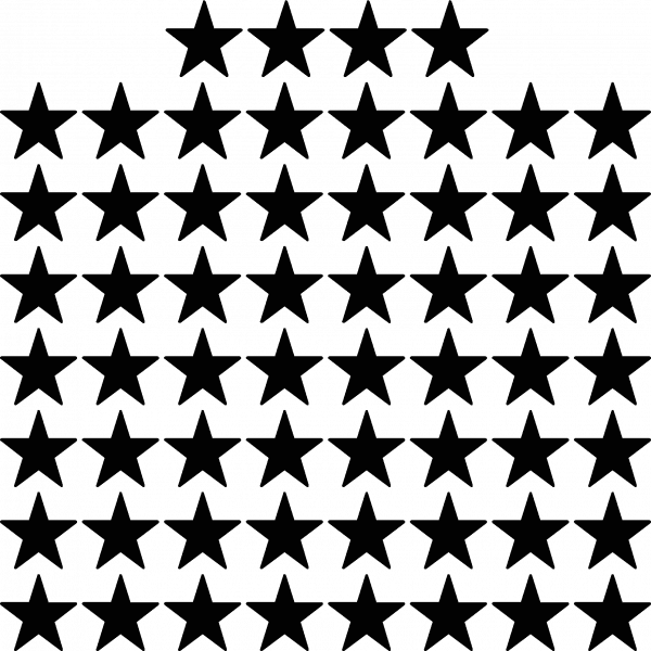 60x 80mm Stars - Image 2