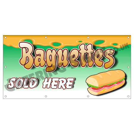 Baguette Cartoon Banner
