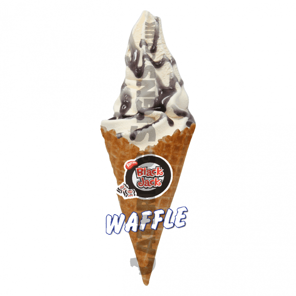 Black Jack - Waffle Cone