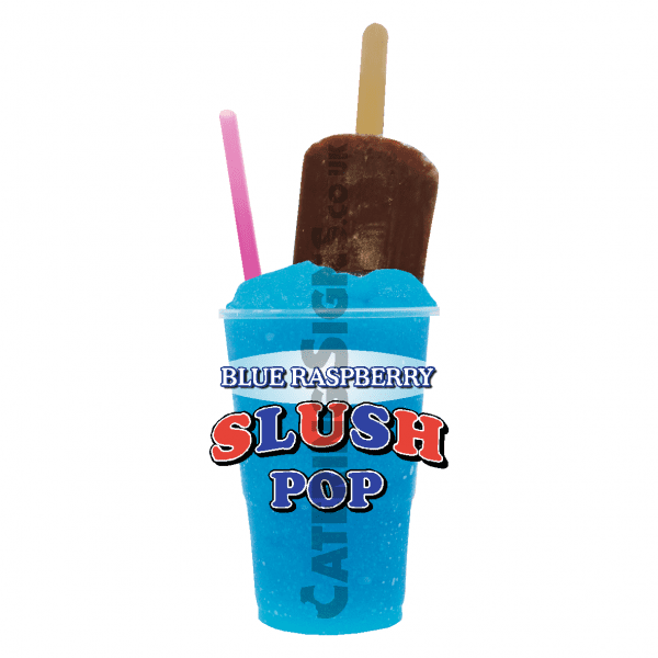 Blue Raspberry Slush Pop