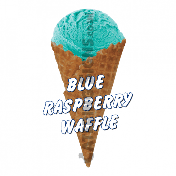 Blue Raspberry Waffle Scoop
