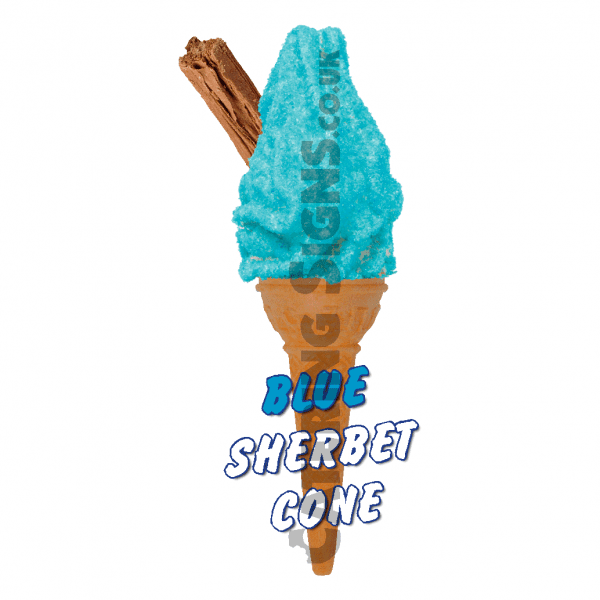 Blue Sherbet - Single Cone - Image 2