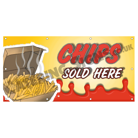 Chips Cartoon Banner
