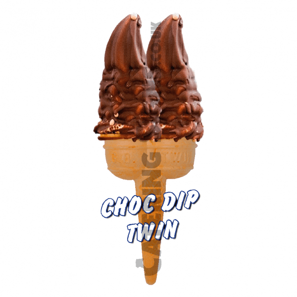 Choc Dipped - Twin Cone