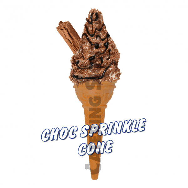 Choc Sprinkles & Sauce - Single Cone - Image 2