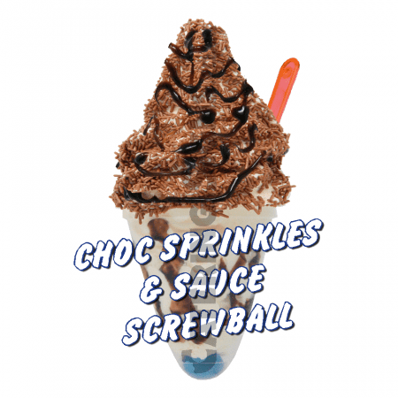 Choc Sprinkles & Sauce - Screwball