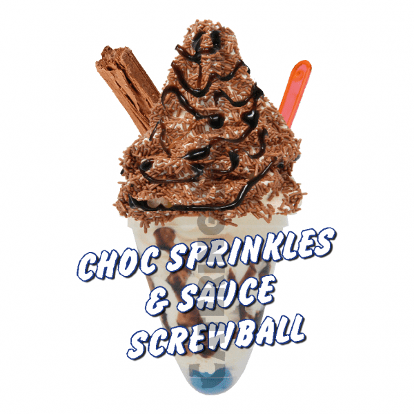 Choc Sprinkles & Sauce - Screwball - Image 2