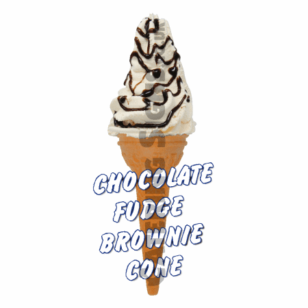 Chocolate Fudge Brownie - Single Cone