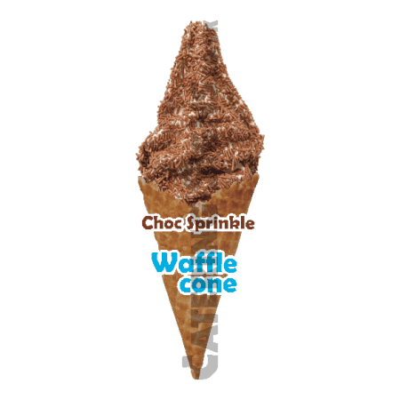 Chocolate Sprinkles - Waffle Cone