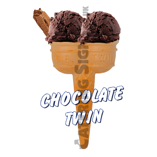 Chocolate Twin Scoop - Image 2