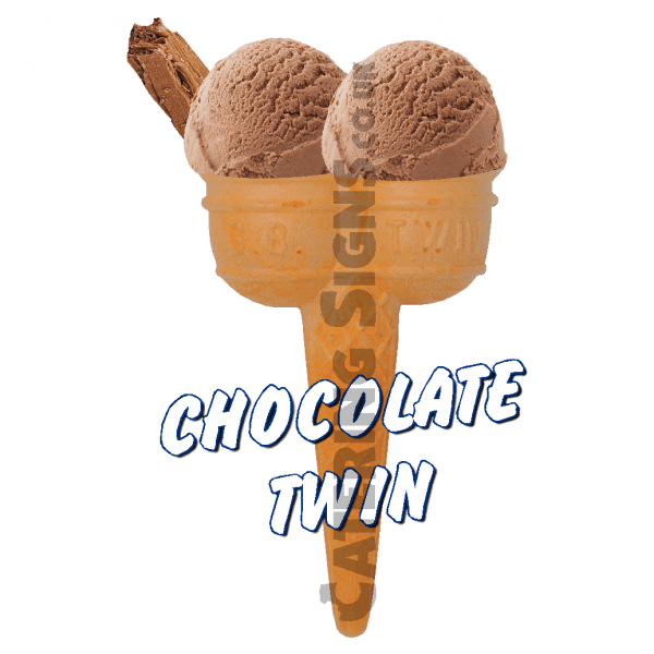 Chocolate Twin Scoop - Image 2