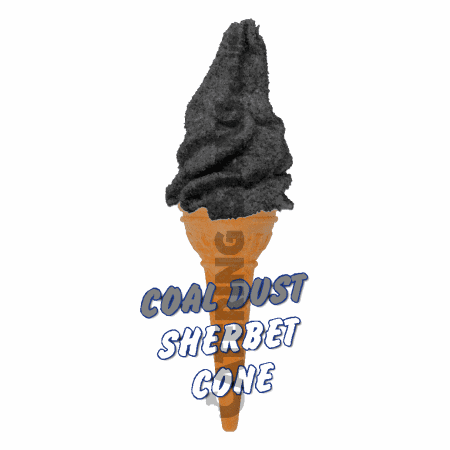 Coal Sherbet - Single Cone