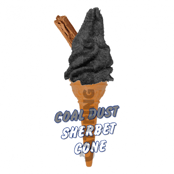 Coal Sherbet - Single Cone - Image 2