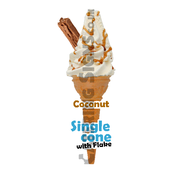 Coconut - Single Cone - Image 2