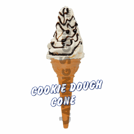 Cookie Dough - Single Cone