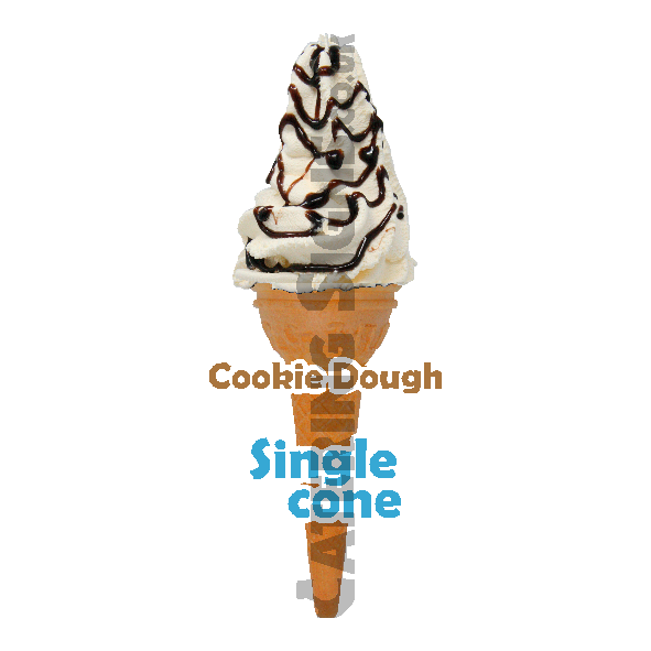 Cookie Dough - Single Cone