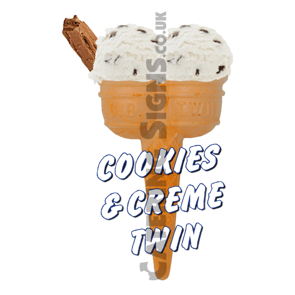 Cookies & Creme Twin Scoop - Image 2