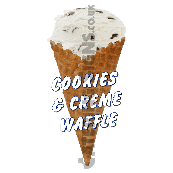 Cookies & Creme Waffle Scoop