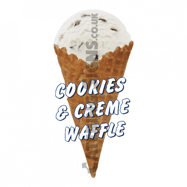 Cookies & Creme Waffle Scoop