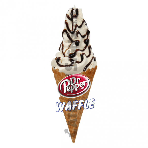 Dr Pepper - Waffle Cone