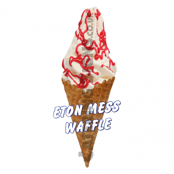 Eton Mess - Waffle Cone