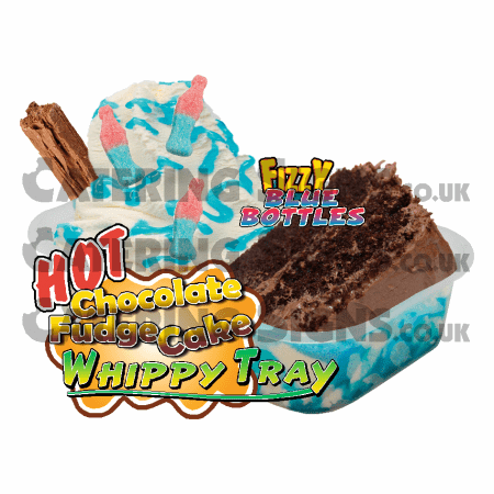 Fizzy Blue Bottle - Chocolate Cake Tray