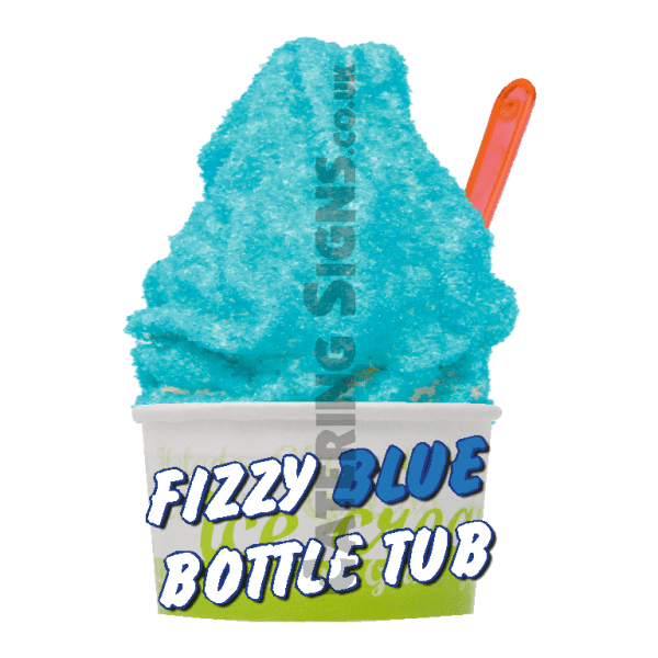 Fizzy Blue Bottle - Tub