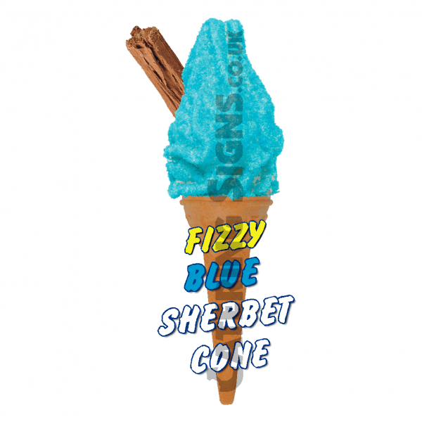 Fizzy Blue Bottle - Single Cone - Image 3