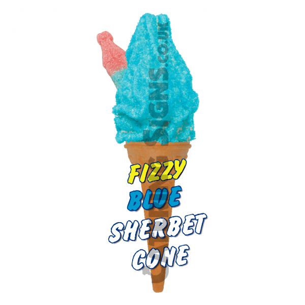 Fizzy Blue Bottle - Single Cone - Image 2