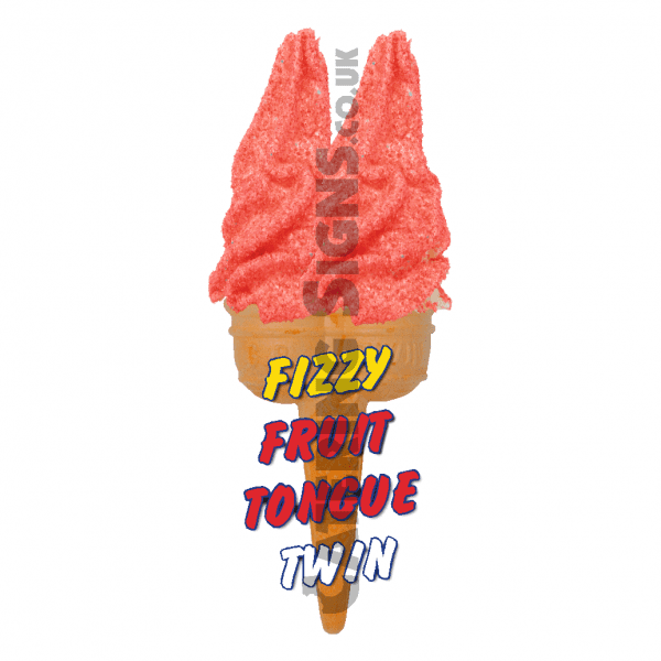 Fizzy Fruit Tongue - Twin Cone