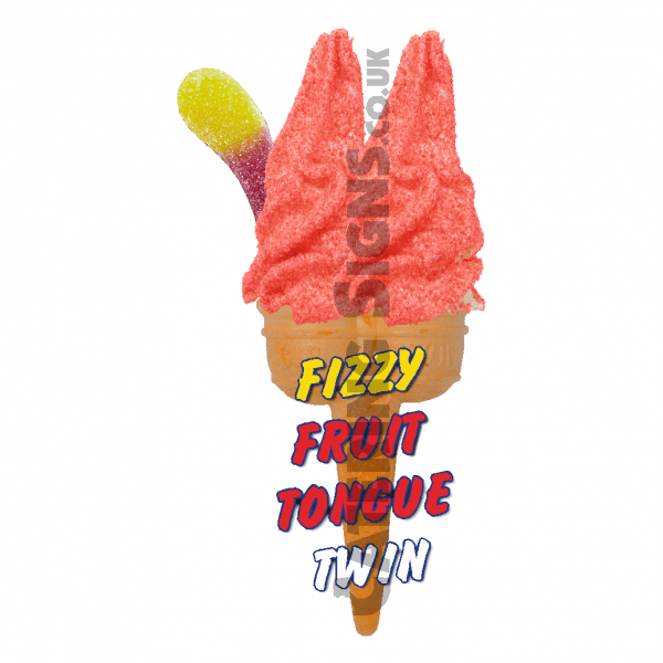 Fizzy Fruit Tongue - Twin Cone - Image 2