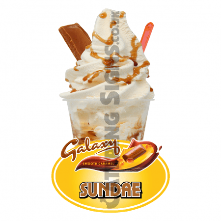 Galaxy Caramel - Sundae