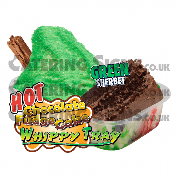 Green Sherbet - Chocolate Cake Tray