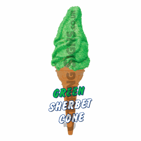 Green Sherbet - Single Cone