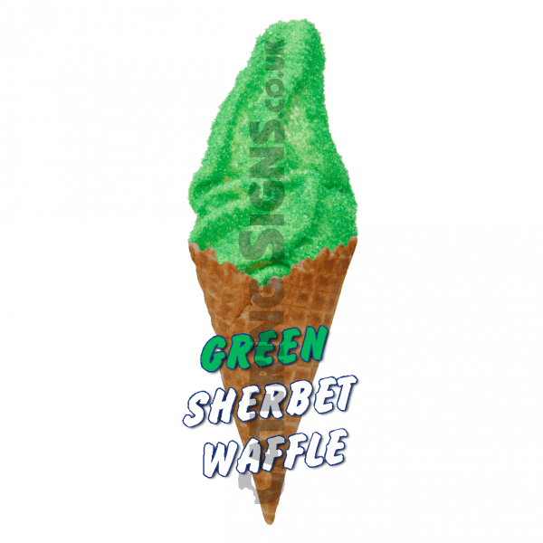 Green Sherbet - Waffle Cone