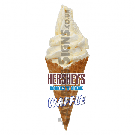 Hersheys Cookies & Creme - Waffle Cone