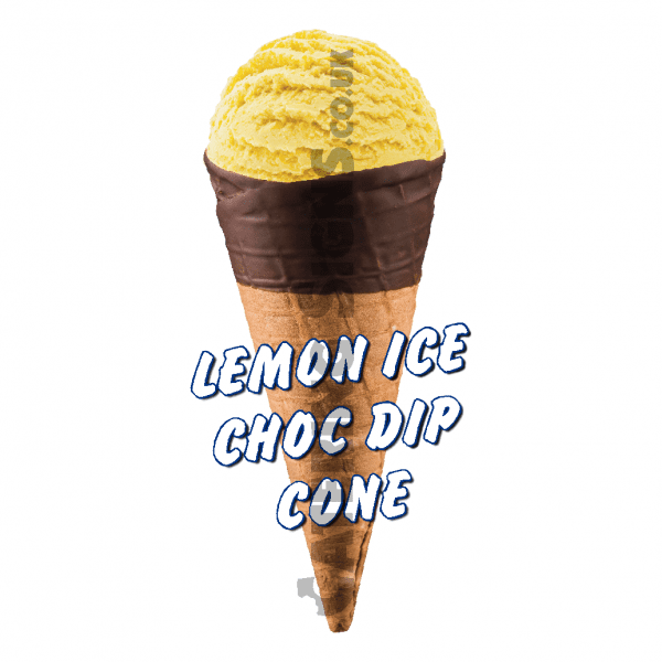 Lemon Ice Choc Dip Scoop