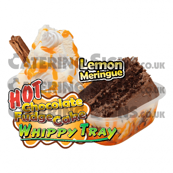 Lemon Meringue - Chocolate Cake Tray