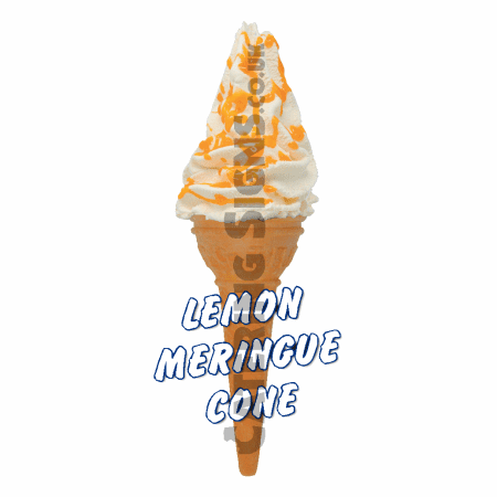 Lemon Meringue - Single Cone