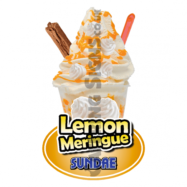 Lemon Meringue- Sundae