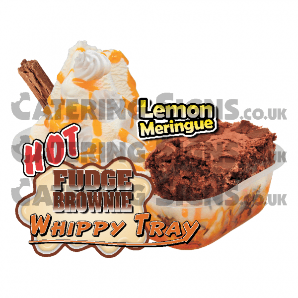 Lemon Meringue - Brownie Tray