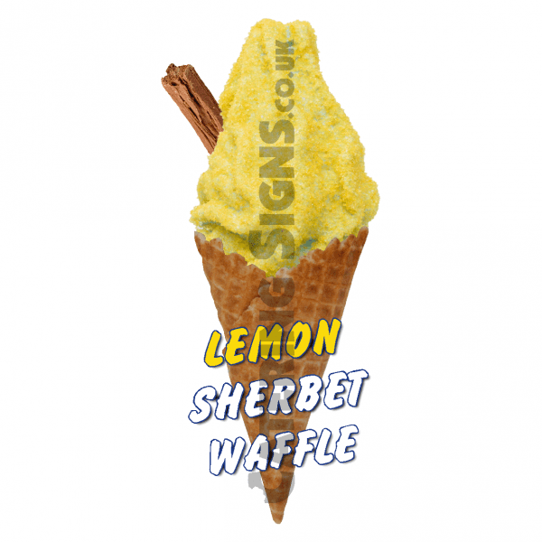 Lemon Sherbet - Waffle Cone - Image 2