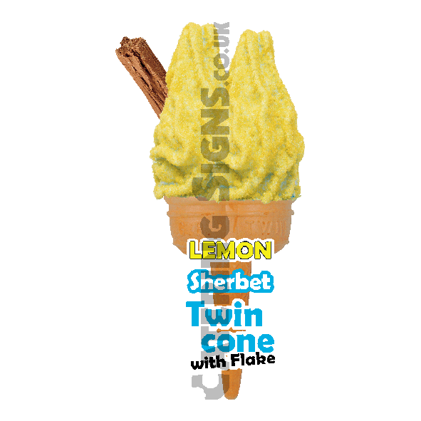 Lemon Sherbet - Twin Cone - Image 2