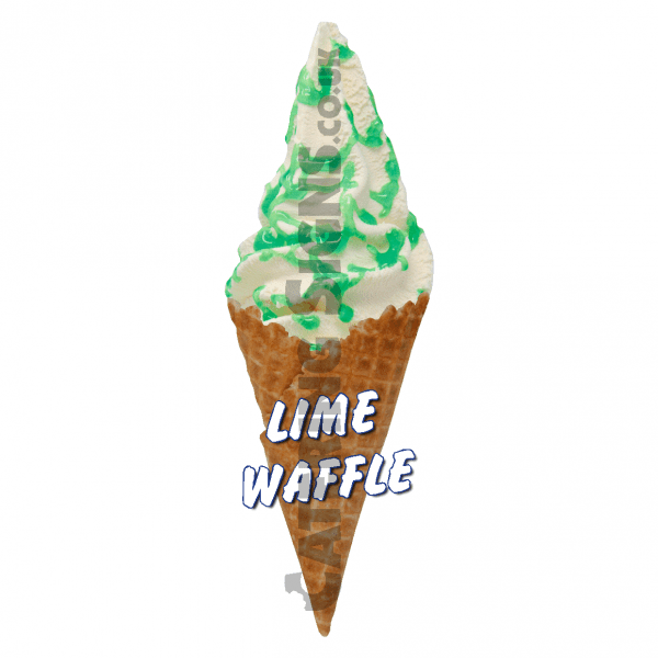 Lime - Waffle Cone