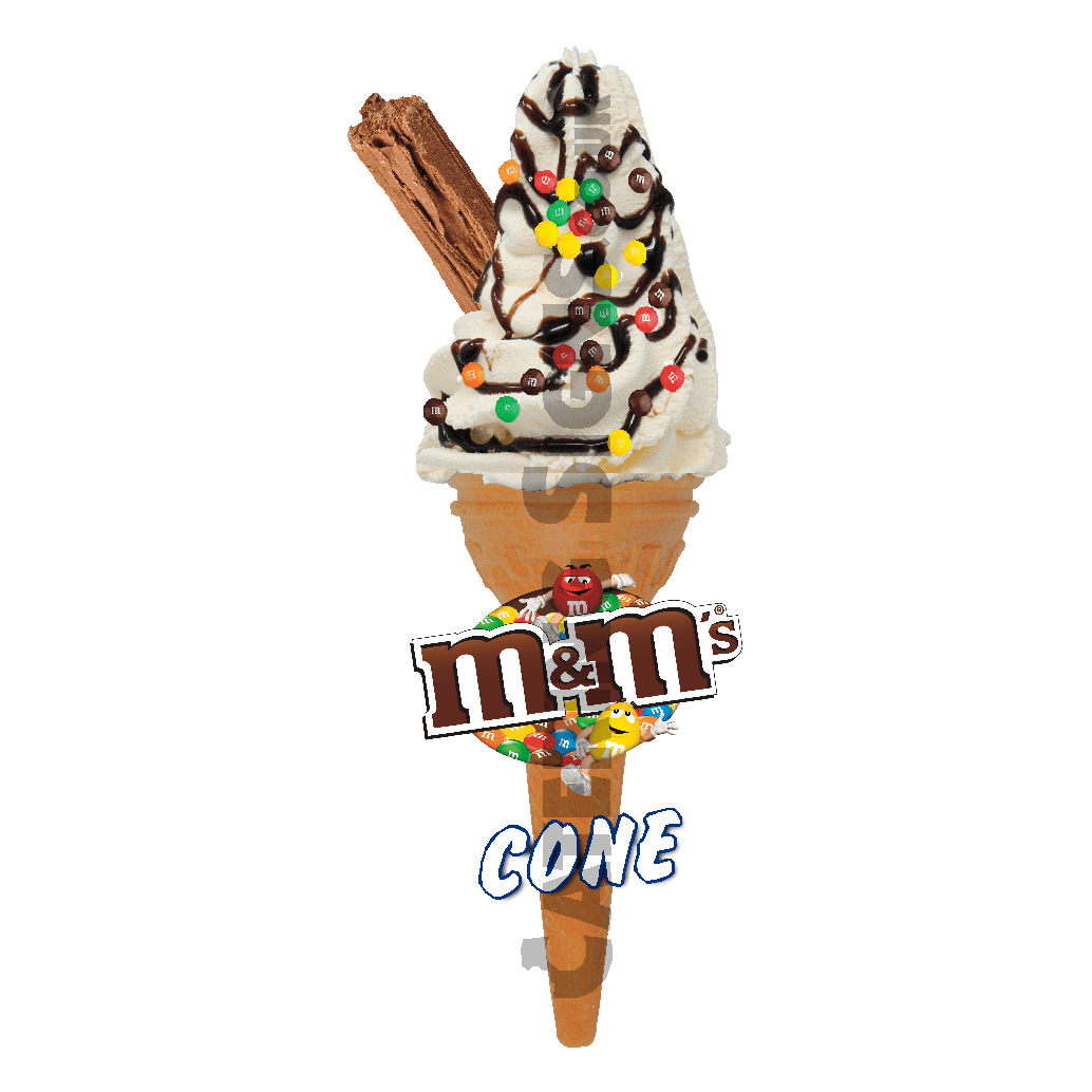 M&M's - Single Cone - Catering Signs UK
