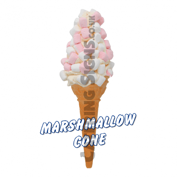Marshmallow - Single Cone